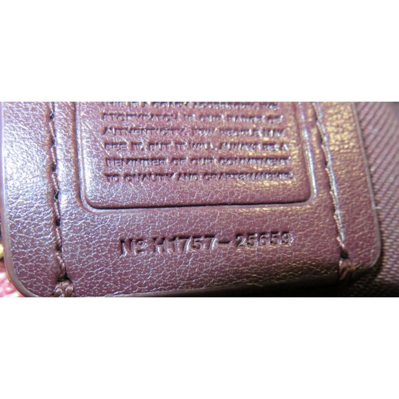 Coach 2017 Kitt Metallic Pink Crossgrain Leather Messenger Crossbody Bag - Picture 7 of 11